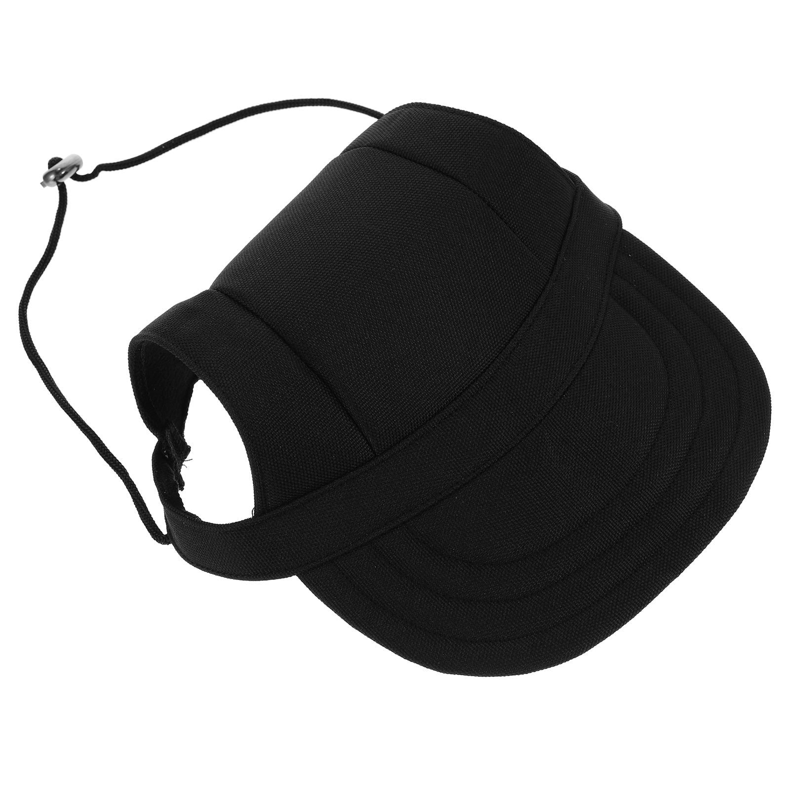 Uonlytech Pet Dog Baseball Hat Sunshade Outdoor Sports Visor Black L Size for Medium Dogs