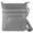 Gray, variant on Silver Fever Messenger Italian Leather Shoulder Cross Body Bag Ipad Compatible Unisex