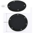 thumbnail image 5 of FOAUUH 4PCS Bling Car Coasters, Universal Vehicle Bling Car Accessories -2.75 inch Silicone Anti Slip Crystal Rhinestone Cup Holder Coasters for Car (Black), 5 of 6