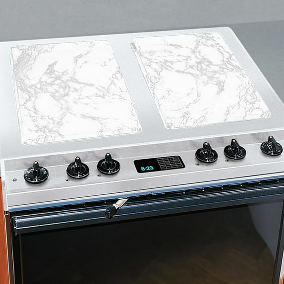 Arena MBC-W Marble Finish Burner Covers, White