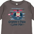 thumbnail image 4 of Inktastic Grammy and Papa Love Me Boys Long Sleeve Toddler T-Shirt, 4 of 5