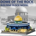thumbnail image 2 of Dome of The Rock Building Blocks Set Islamic Architectural Model Bricks Toys,983 Pieces, 2 of 5