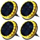 thumbnail image 1 of Luces solares de suelo, paquete de 4, 17 luces LED solares para jardín, luces solares impermeables para exteriores para caminos, paisajes, patios, escalones, césped, pasarelas Namotu WMZY-1173, 1 of 7