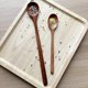 thumbnail image 4 of KAIYANG Juego de 3 cucharas mezcladoras de madera con mango largo de 13 pulgadas con 3 piezas de 9 pulgadas, 4 of 5