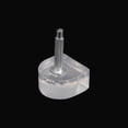 thumbnail image 4 of 5 Pairs TPU High Heel Tips Shoes Replacement Tap Caps 2.4mm Pin, 12x12mm U-Shape Heel Repair Caps, Transparent, 4 of 5