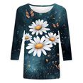 thumbnail image 3 of SHE IS My Items Women Shirts Long Sleeve Crop Knit Pullover Tops for Women Plus Size Blouses for Women Dressy Floral Crop Tops for Women 2025, 3 of 4