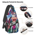 thumbnail image 4 of Rick And Morty Crossbody Bag Casual Sling Backpack Chest Bag Multipurpose Crossbody Shoulder Bag Hiking Daypacks, 4 of 9