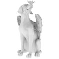 thumbnail image 1 of Estatuilla De Perro, Estatua De 脕ngel De Resina De Jard铆n, Estatua De Mascota Tallada A Mano, Regalos De Recuerdo De Perro Fallecido Para Amantes De Perros Y Due帽os De Mascotas En Duelo, 1 of 7