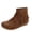 Brown, variant on Boho Non Slip Shoes, Womens Fringe Boots, Studded Ankle Booties, Suede Moccasin Boots, Women Fringe Ankle Boots Spiked Studded Suede Moccasin Booties Flat Non Slip Warm Winter Shoes, Blue 5.5