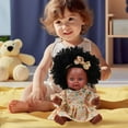 thumbnail image 6 of 12inch Vinyl Doll Soft Poseable Figure with Clothing for 3-5 Years Pretend Play House Toy Set, 6 of 6