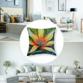 thumbnail image 5 of nygtbtfer  Throw Pillow Covers Floral Home Decor Set of 2Pillow Cases Living Room Decorative Cushion Couch Sofa Pillowcases Hawaiian Tropical Flowers White, 5 of 7
