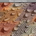 thumbnail image 5 of Geometric Dog Crate Cover, Grunge Checkered and Striped Quilt Pattern Mottled Digital New Retro Design, Easy to Use Pet Kennel Cover for Dogs, 35" x 23" x 27", Caramel Orange, by Ambesonne, 5 of 6