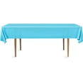 thumbnail image 5 of DecorRack 2 Rectangular Tablecloths -BPA- Free Plastic, 54 x 108 inch, Turquoise (2 Pack), 5 of 6
