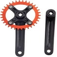 thumbnail image 7 of BUCKLOS 104 BCD Mountain Bike Single Speed Crankset 170mm MTB Square Taper Crankset and Chainring, 7 of 7