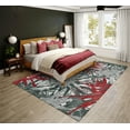 thumbnail image 2 of Addison Rugs Indoor/ Outdoor Addison Bravado Abstract Starburst Washable Area Rug 8' x 10' - Red, 2 of 8