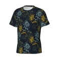 thumbnail image 3 of Rocae Sunflowers for Men's Moisture-Wicking Crew Tee - T-Shirt for Sports, Outdoor Activities, and Casual Wear3X-Large, 3 of 9
