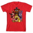 thumbnail image 5 of Five Nights At Freddy's Plush Characters Group Short Youth Re Crew Neck Short Sleeve T-shirt - Medium, 5 of 7