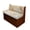 Beige Marble Print, variant on Chririnla Camper Trailer Loveseat Protector, Cozy Warm Fabric with Back Support and Comfortable RV Travel Design, Abstract Texture Print Set of 2