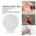 thumbnail image 3 of Chest Wound Dressing, Reasonable Design 4 Hole Prevent Air Entering Excellent Sealing Wide Usage Vented Chest Seal  For Camping, 3 of 8
