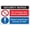 Warning Sign 4, variant on Notice Pool Closed for Winter Sign 8"x12", Aluminum Tin Warning Signs for Home Outdoor Garden, Durable Policy Sign for Pool