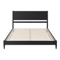 thumbnail image 6 of Pasadena King Solid Wood Low Profile Platform Bed in Black, 6 of 10