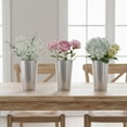 thumbnail image 3 of Set de 3 Floreros de Metal Ideen Galvanizado Natural, 3 of 5