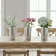 thumbnail image 3 of Set de 3 Floreros de Metal Ideen Galvanizado Natural, 3 of 5
