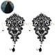 thumbnail image 1 of Guantes sin dedos bronceadores Encaje floral gótico Steampunk Muñequera Anillo Guantes con cuentas vintage Conjunto de anillo de pulsera nupcial MFZFUKR 221681-1, 1 of 8