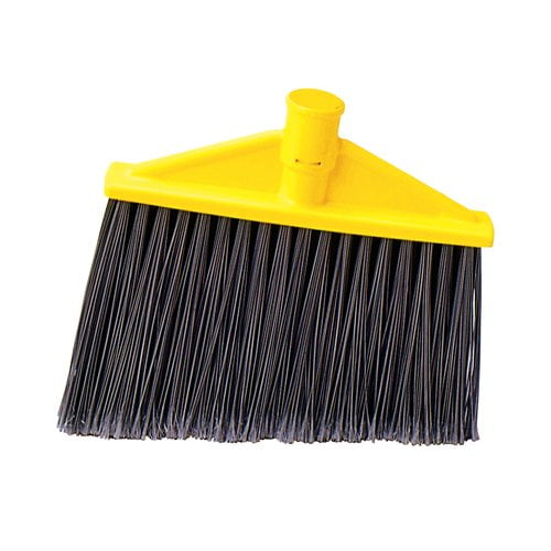 Rubbermaid Commercial S Threaded Angled Replacement Broom Head In Gray And Yellow Set Of 12 Com - Fireplace Broom Replacement Brush Head Rubbermaid Commercial S Threaded Angled Replacement Broom Head In Gray And Yellow Set Of 12 Com - Fireplace Broom Replacement Brush Head