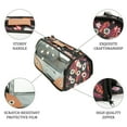 thumbnail image 6 of Small Pet Carrier for Small Dogs and Cats - Waterproof Soft Pet Travel Bag with Meshed Window - TSA Approved Pet Carrier for Cat Travel Bag - 7.9 x 13.8 x 7.9 Inch - Black-Flower, 6 of 8