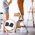 thumbnail image 4 of Raindrops 2pcs Ladder Anti Slip Pad Black Silicone Enhanced Safety for Office Use, 4 of 8