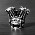 thumbnail image 5 of V Twin Engine Modeled Tool Classic Motorcycle Bottle Can Opener For Home Bar And Kitchen Use, 5 of 5
