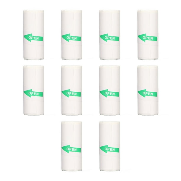 Papel de impresora térmica autoadhesivo ANGGREK 57x25 mm 10 rollos mini papel de impresión