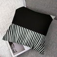thumbnail image 7 of PHYHOO Boho Pillow Covers Set of 2, Mid Century Black and White Modern Geometric Throw Pillow Case Decorative Cushion Cover with Zipper for Outdoor Indoor 22x22in, 7 of 7