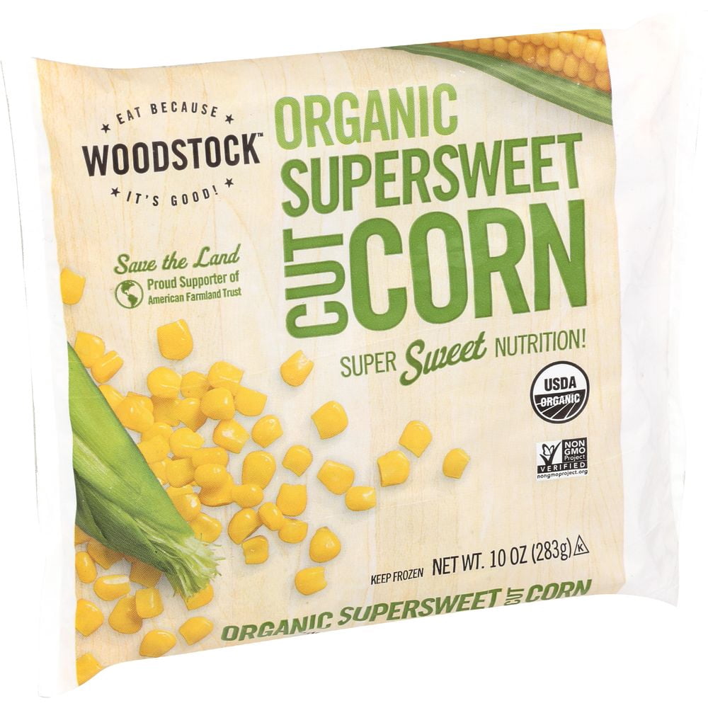 Woodstock Farms Organic Supersweet Corn, 10 Ounce -- 12 per Case.