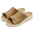 thumbnail image 2 of Eric Michael Women's Gloria Slide Sandals, Taupe,10 M US, 2 of 7