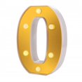 thumbnail image 1 of Qinwei LED Letter Lights Sign 26 Golden Alphabet Light Up Marquee Letters Sign for Wedding Birthday Party Christmas Home Bar Decoration (Gold O), 1 of 5