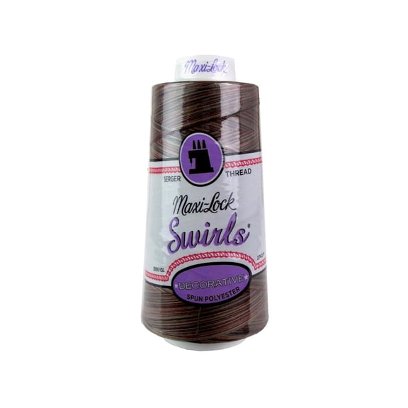 A&E Maxi Lock Swirls Thread 3000yd MochaAlmondFudg