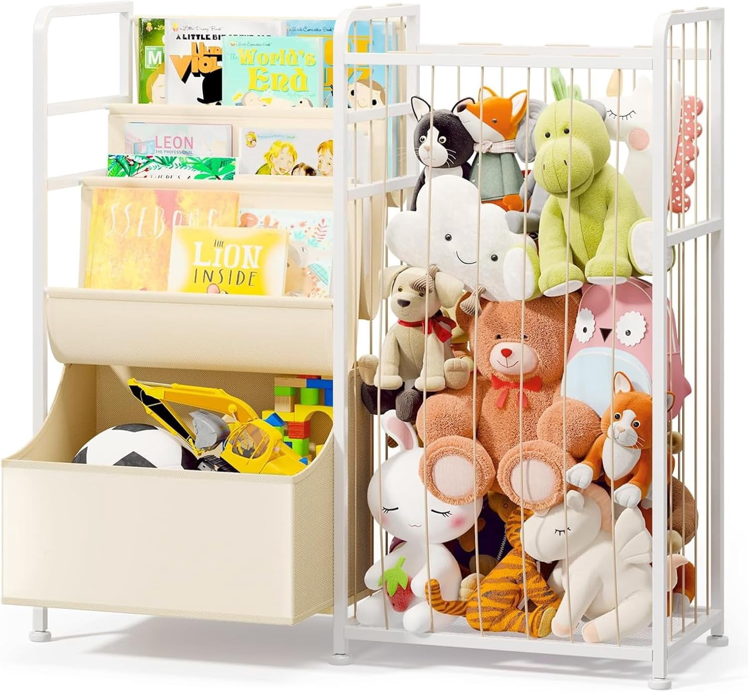 RunningBear Large Collapsible Storage Basket - 20x14 Inch Sunflower Print, Fabric Toy & Laundry Bin - View #9