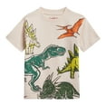 thumbnail image 3 of Funstuff Dinosaur Little Boys T-Shirt and Mesh Shorts Outfit Set Toddler to Little Kid, 3 of 5