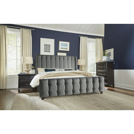 Lifestyle Solutions Leland Queen Bed With Upholster Head Foot