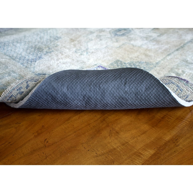 RUGPADUSA - Dual Surface - 6'7 x 9' - 3/8 Thick - Felt + Rubber -  Enhanced Non-Slip Rug Pad - Adds Comfort and Protection - for Hard Surface  Floors