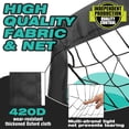 thumbnail image 3 of Kid Soccer Goal for Backyard 6x4FT Large Portable Soccer Net Folding Practice Training Equipment with Carrying Bag for Outdoor Black, 3 of 8