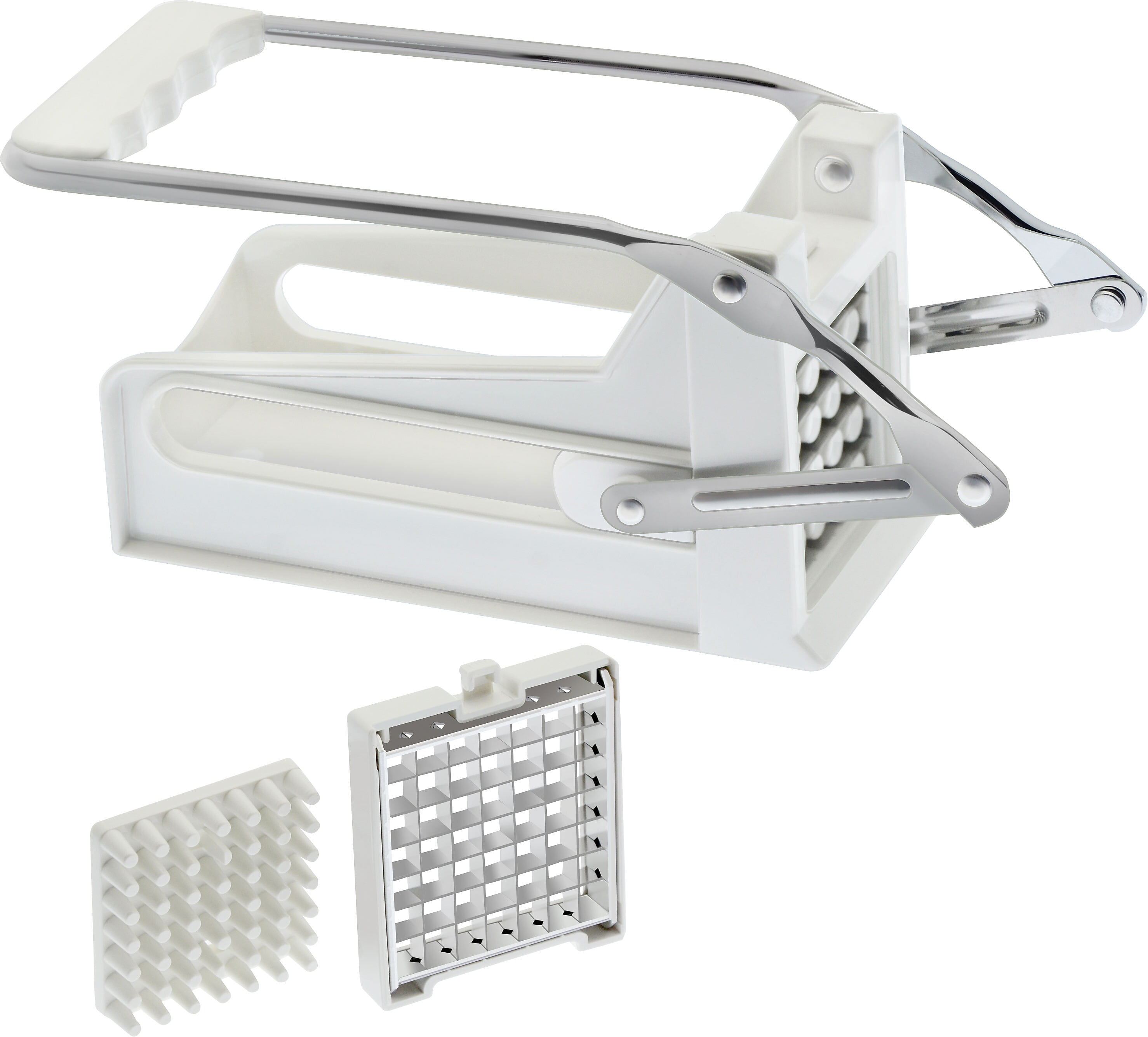  Customer reviews: Culina French Fry Potato Cutter for Easy  Slicing, 2 Blades