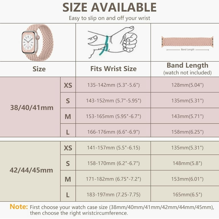 Braided Solo Loop Compatible with Apple Watch Band 38mm 40mm 41mm