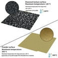 thumbnail image 3 of Spring Steel 3D Printer Build Plate Kit - 257x257mm PEI Powder Coated & PET Diamond Pattern Dual-Surface Platform, No Magnetic Mat, Easy Model Removal, High Flatness, Wear-Resistant, Compatible with, 3 of 6