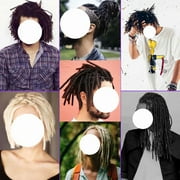 SEGO Handmade Dreadlocks Extensions Hip-Hop Style Synthetic Dreadlocks Hair For Men