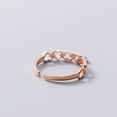 thumbnail image 4 of 925 Silver Adjustable Open Ring For Women Minimalist Thin Band Jewelry Elegant Fashion Rings Daily Wear Durable, 4 of 6