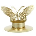 thumbnail image 5 of LABSERRON Elegant Golden Metal Butterfly Candle Holder Retro Iron Candle Stand for Wedding Decor, 5 of 8