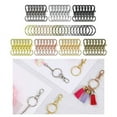 thumbnail image 3 of 98 Pieces Swivel Clasps Lanyard Snap Hooks Keychain Clip Hooks Lobster Claw Clasps Metal Hook Clasps  Rings for Keychain Sewing, 3 of 6